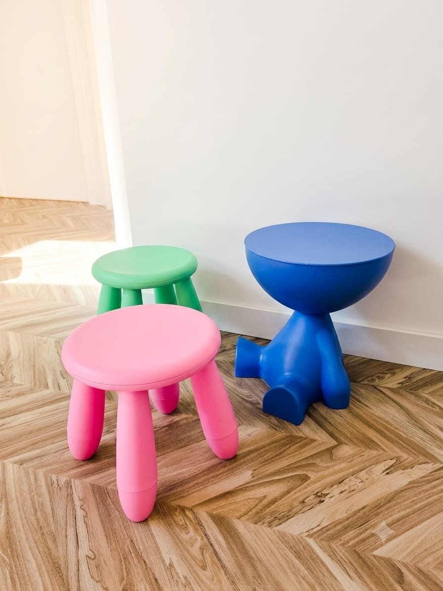 L'espace enfants de la salle d'attente du cabinet dentaire Cybèle Dent